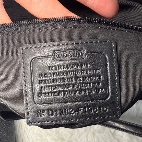 Coach Black Signature Tote Bag - Picture 6 of 6